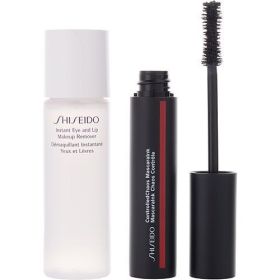 SHISEIDO by Shiseido Controlled Chaos Mascaraink Set: Mascara - 01 Black Pulse + Instant Eye & Lip Make-Up Remover + Modern Matte Powder Lipstick - #5